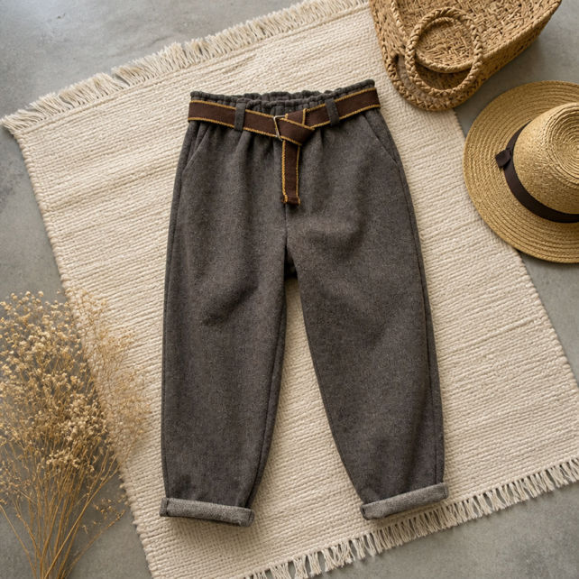 Jogginghose mit Gürtel im Tailored-Stil
