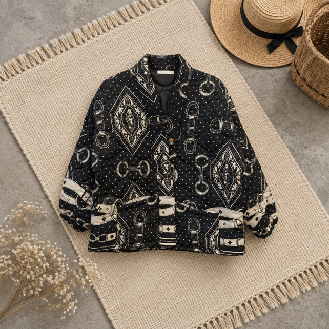 Kurze Jacke mit Kapuze