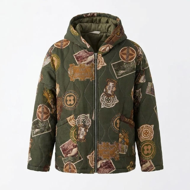 Gesteppte Jacke mit Kapuze