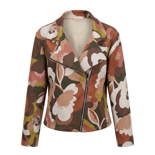 Kurze Blumenjacke