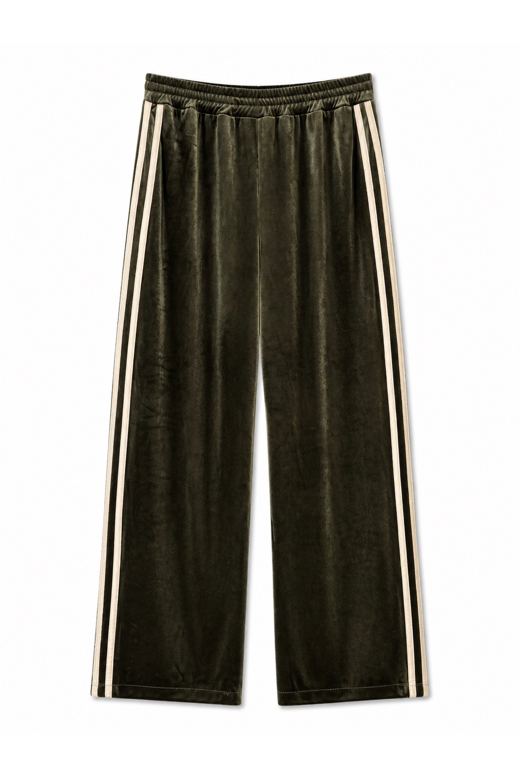 Wide-Leg Hose mit Seitenstreifen