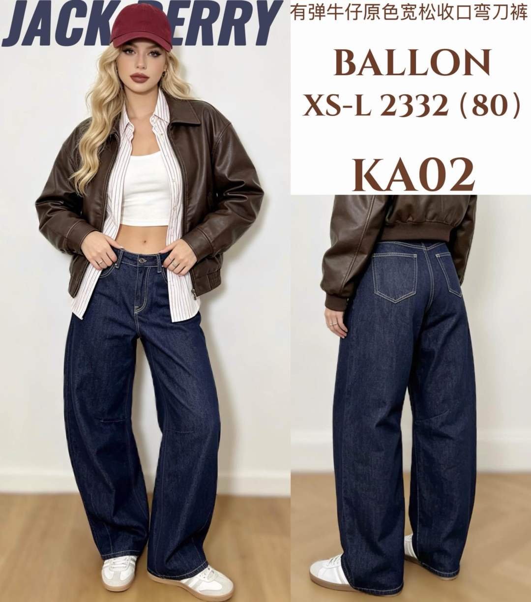 Balloon‑Jeans mit Hohem Bund
