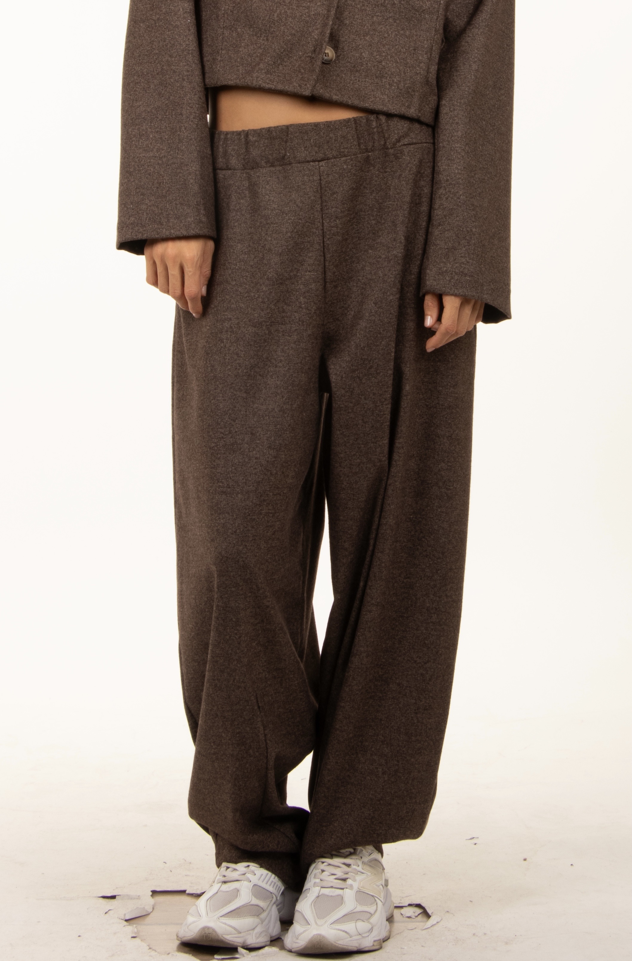 Wide‑Leg Hose mit Gummibund