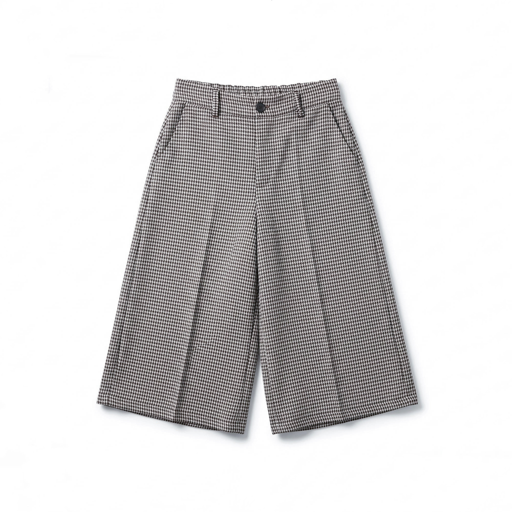 Weite 7/8-Hosen im Karo