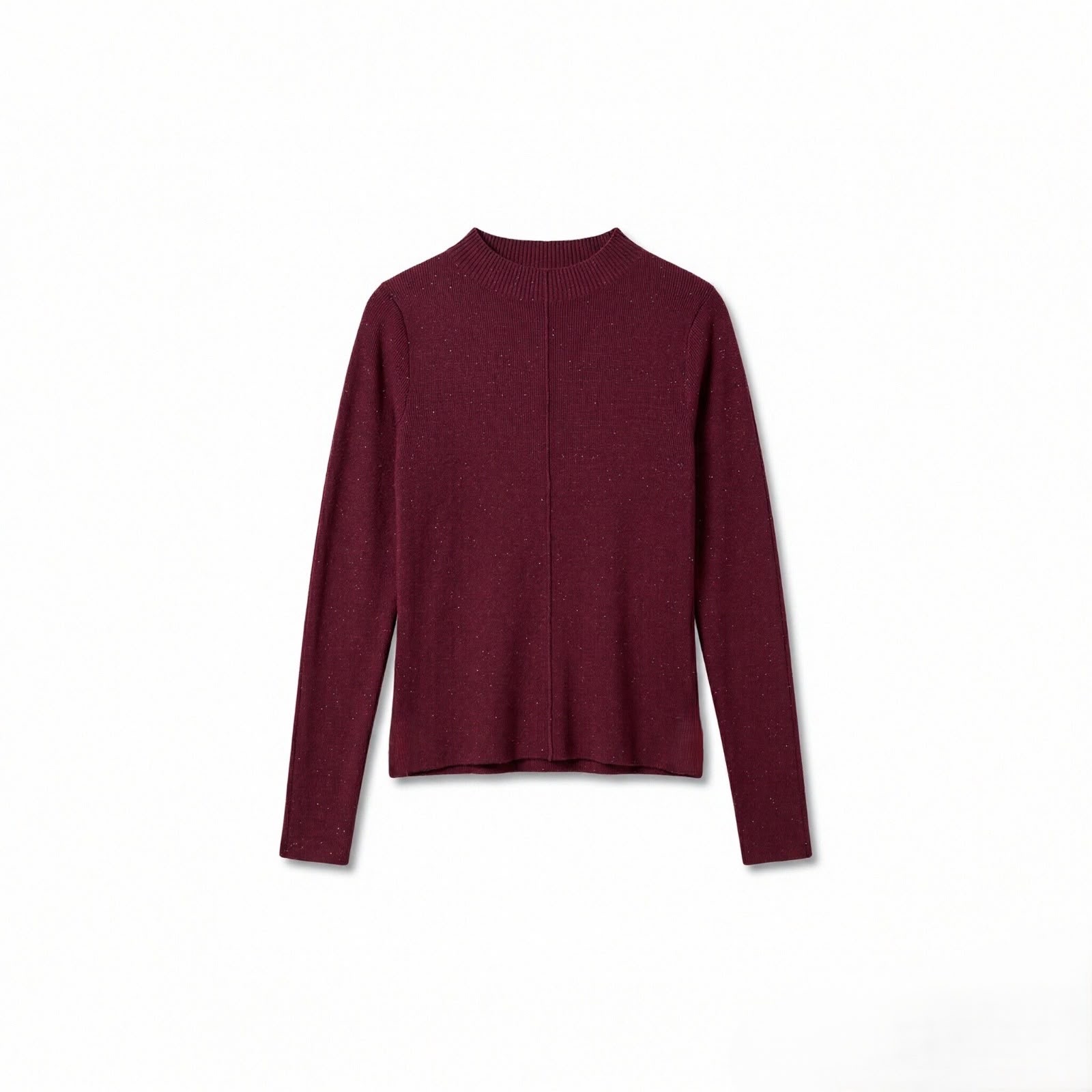 Schlichter Pullover mit Halbrollkragen