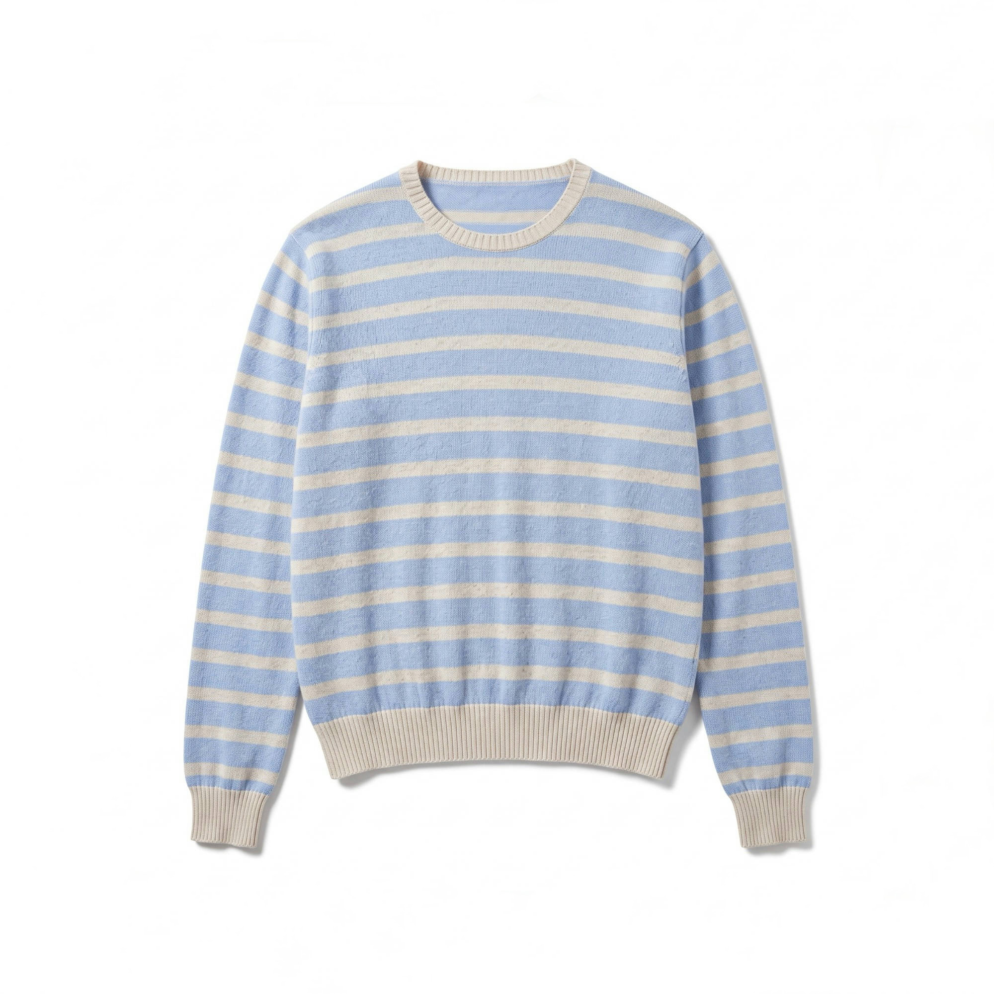 Gestreifter Pullover in geradem Schnitt