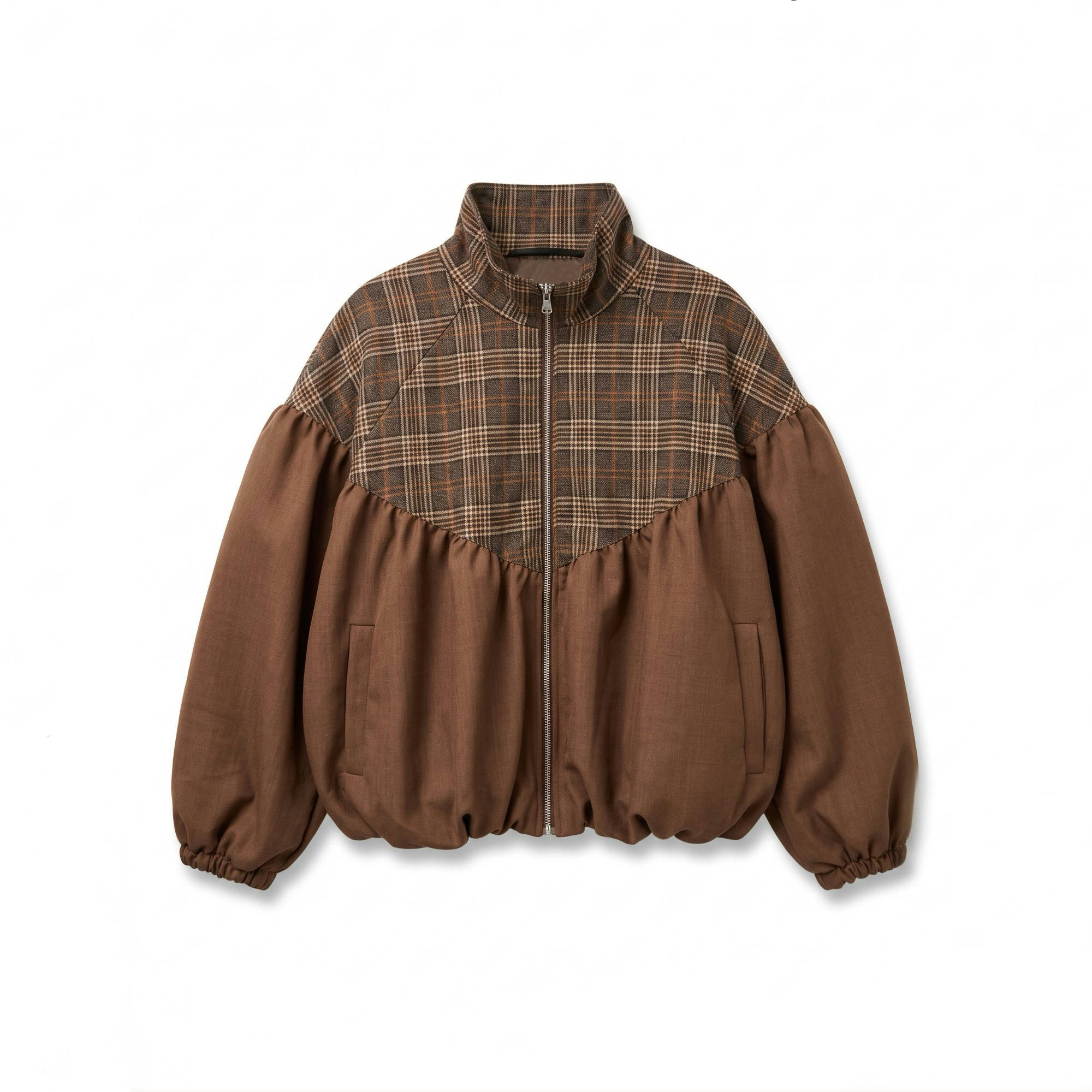 Oversize-Jacke mit Stehkragen