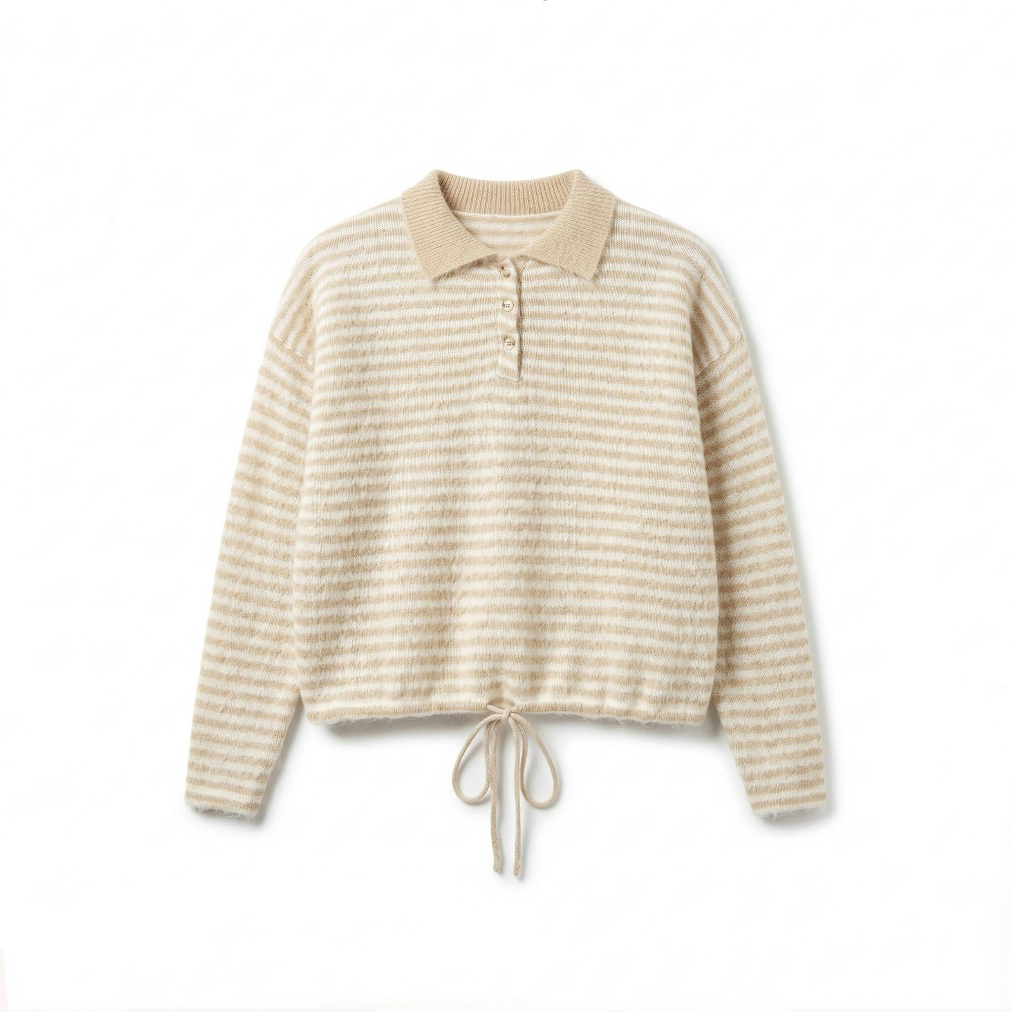 Pullover mit Polokragen