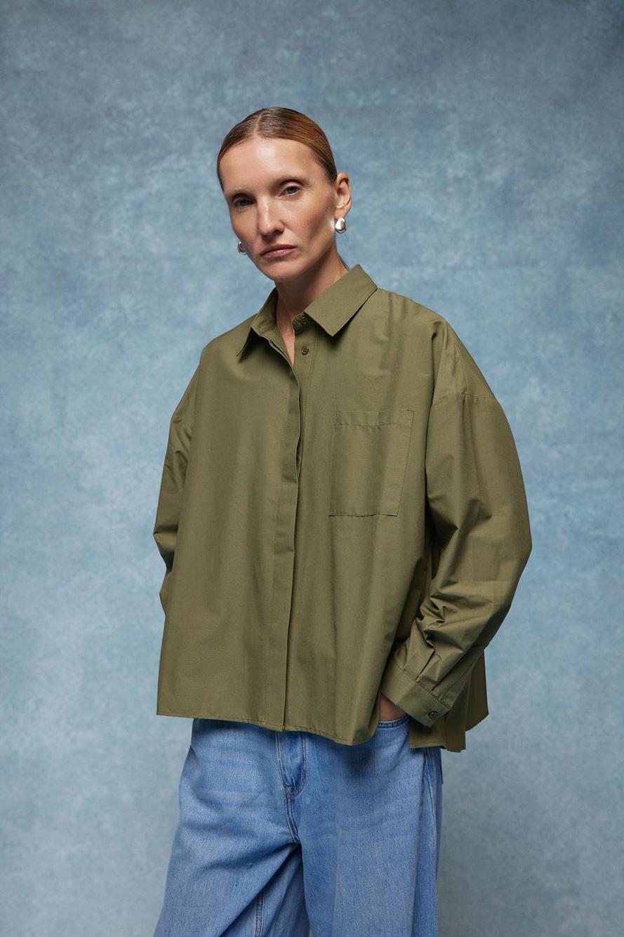 Boxy Oversize-Hemd