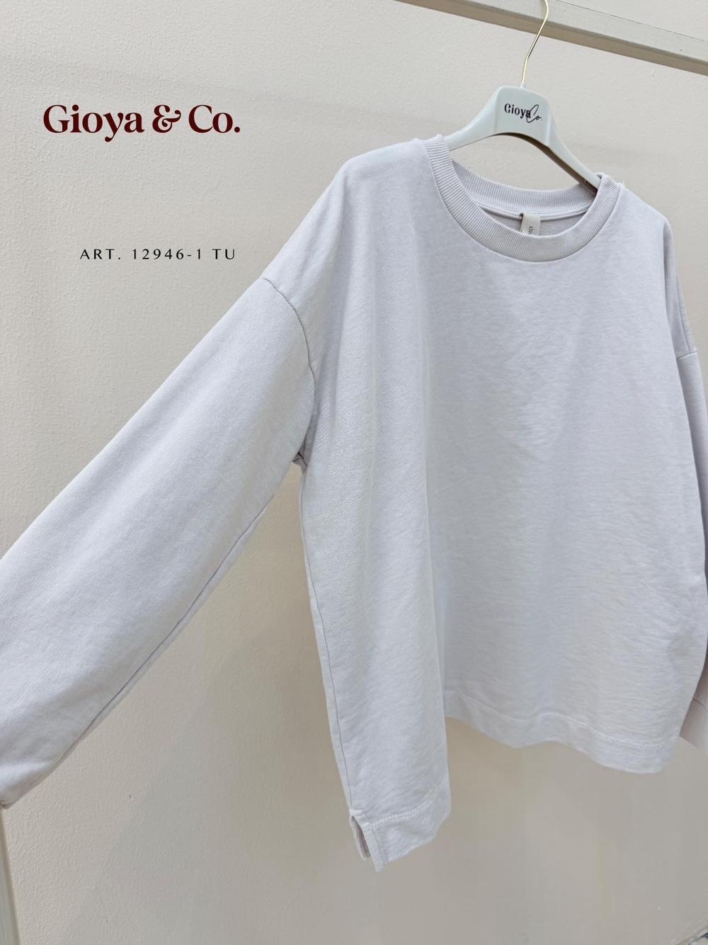 Oversize-Sweatshirt mit Rundhalsausschnitt
