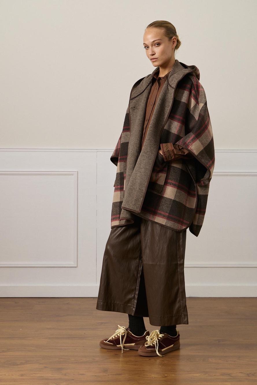 Oversize-Mantel mit Kapuze