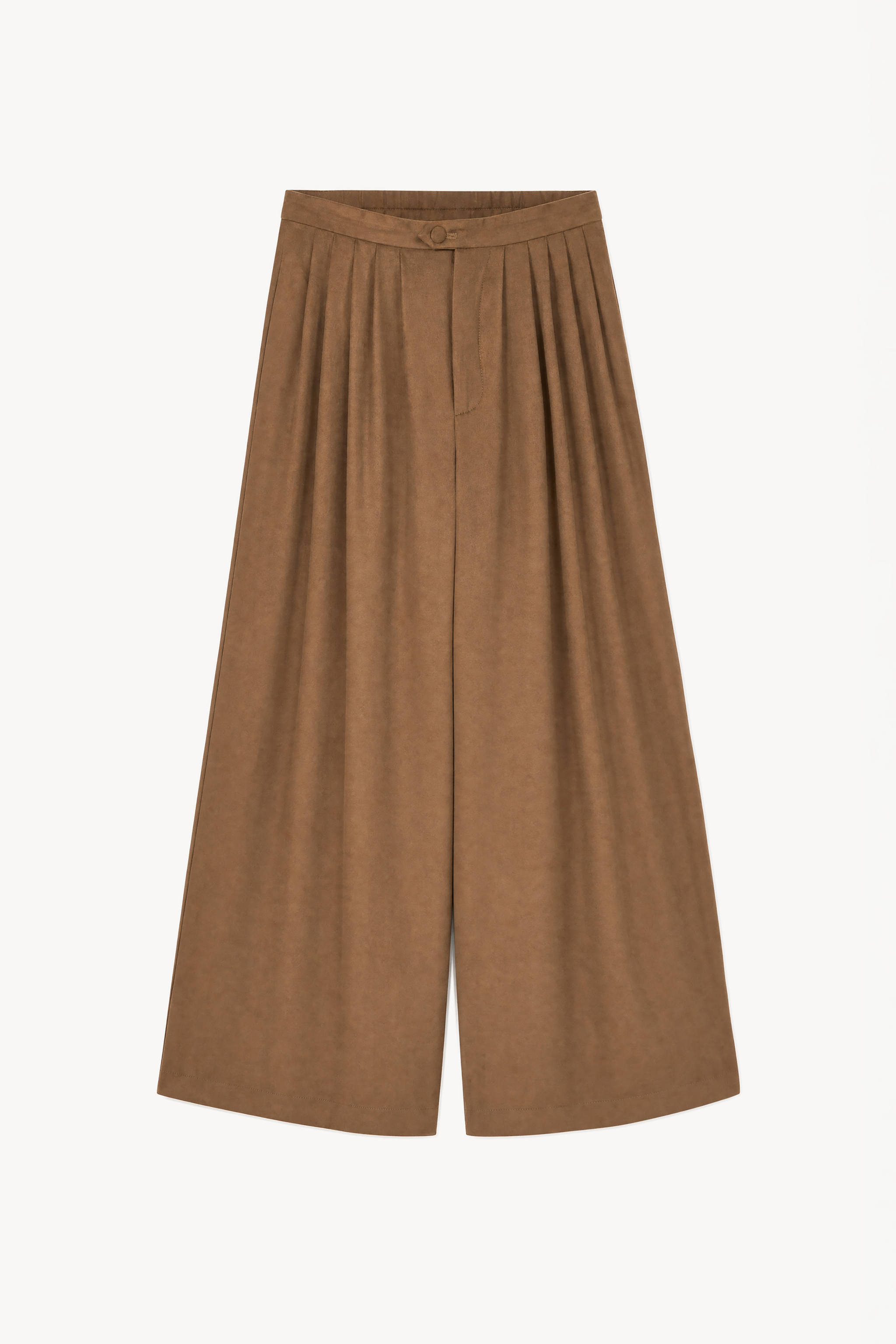 Weite Hose mit Bundfalten