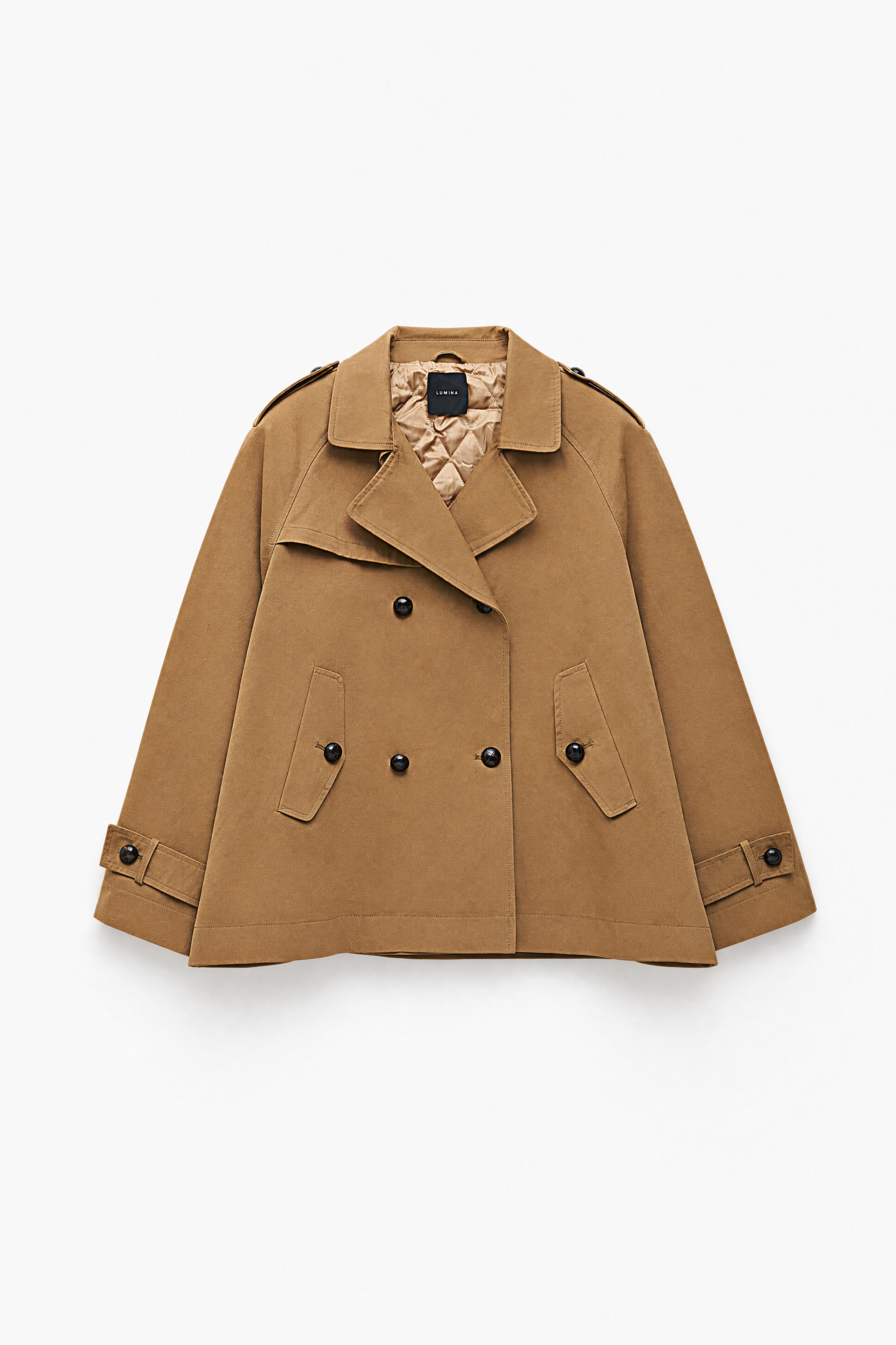 Oversize-Jacke mit Revers