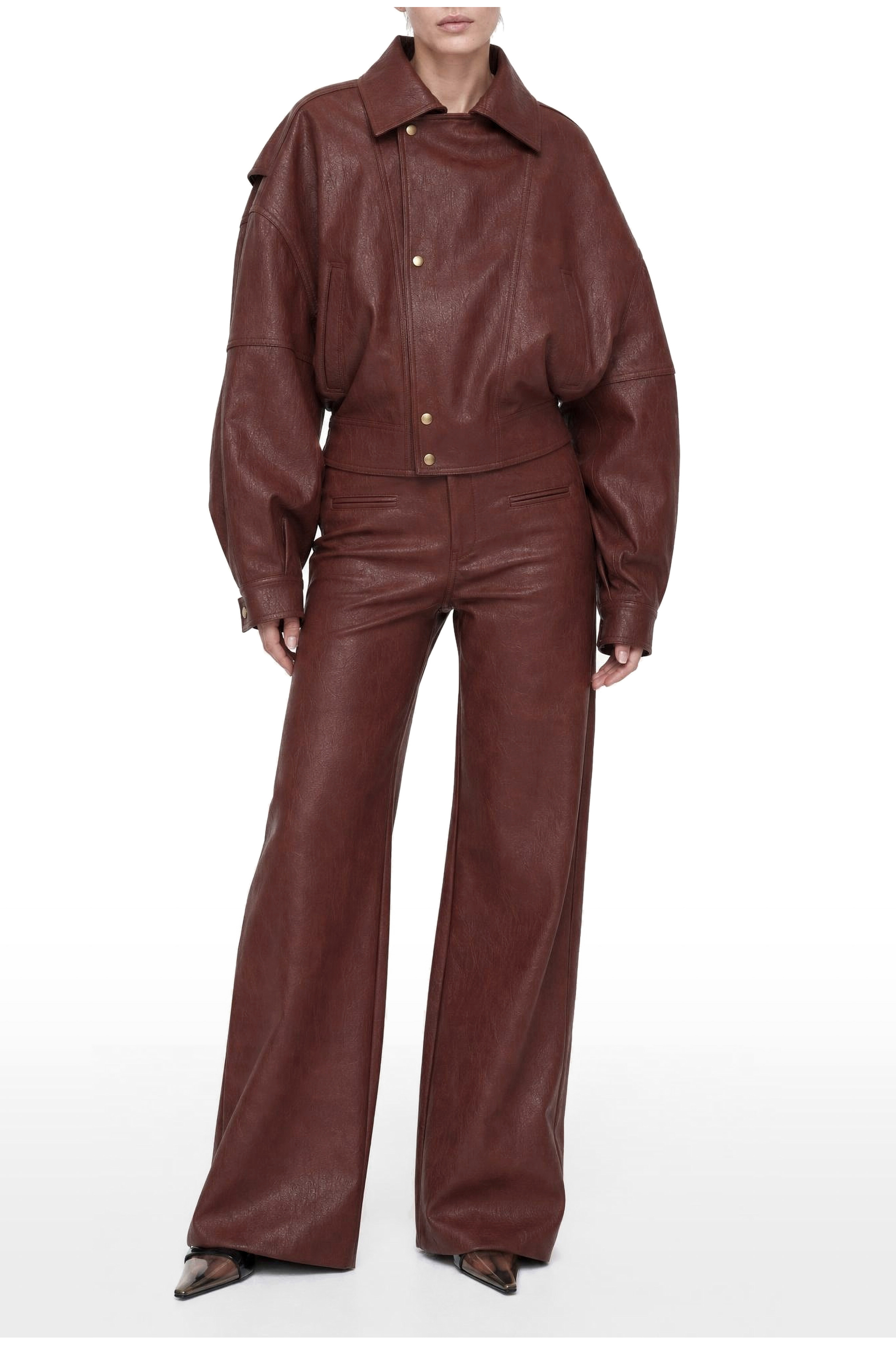Oversize Kurzjacke mit Kragen