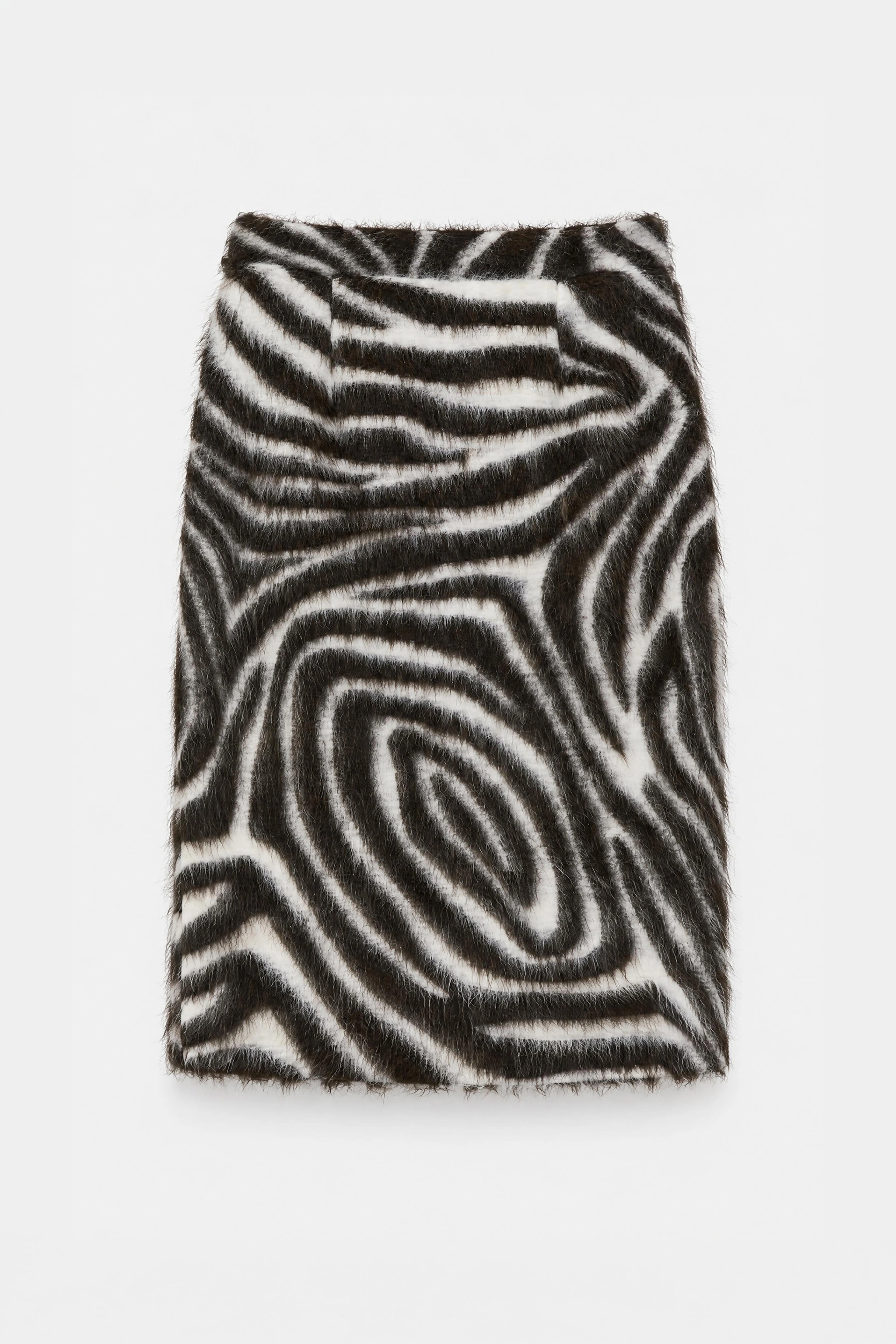 Midi-Bleistiftrock mit auffälligem Animal-Print