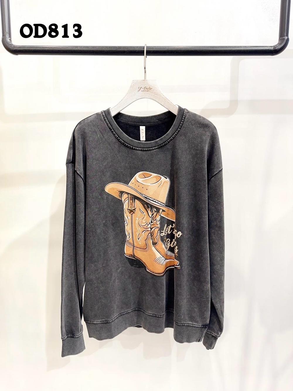 Oversized Sweatshirt mit Print
