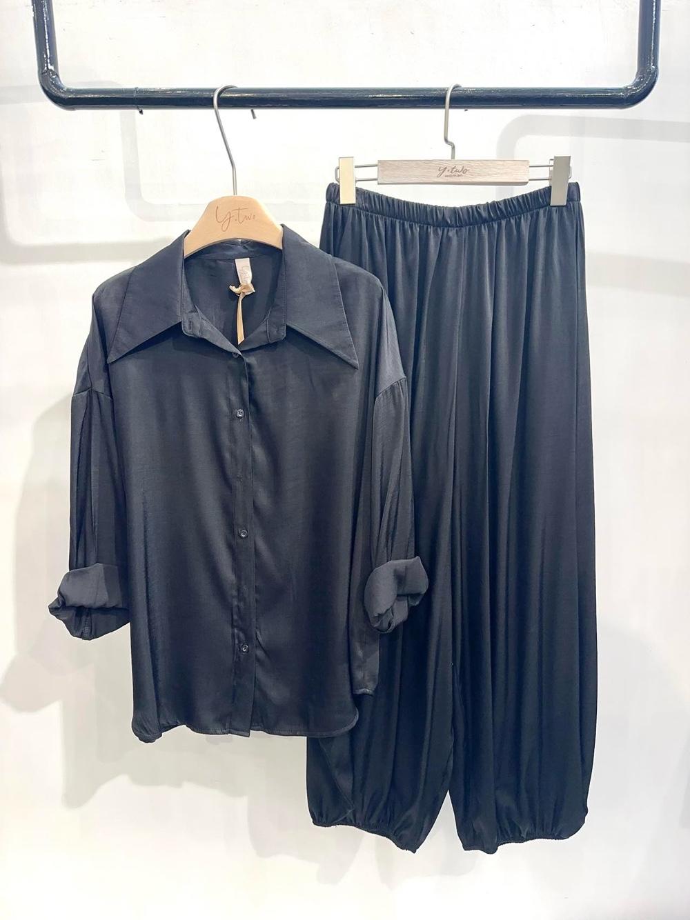 Lässiges Oversize-Hemd mit klassischem Kragen