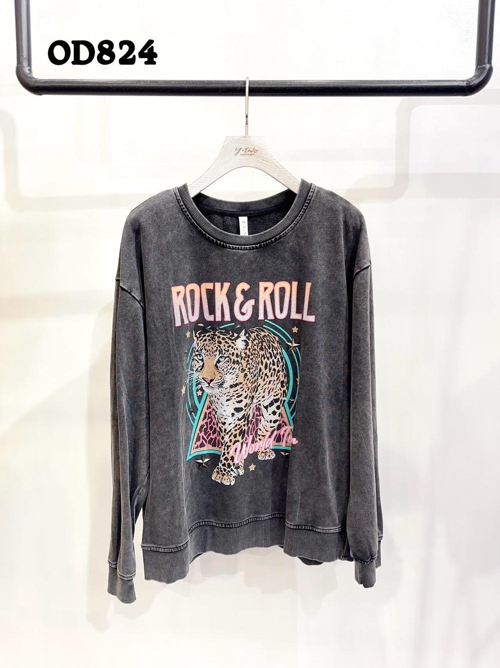 Oversize-Sweatshirt mit Print